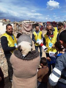 جمعية اليد الممدودة تساهم في محاربة “كورونا”