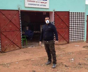 جمعية اليد الممدودة تعقم دوار الشراعبية