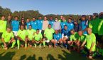 نجوم المنتخب الوطني ورؤساء العصب في مباراة استعراضية بمزاغان