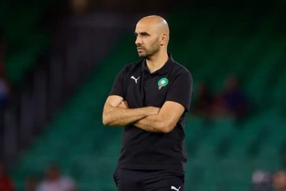 وليد الركراكي متفائل بنتيجةمباراة المغرب واسبانيا